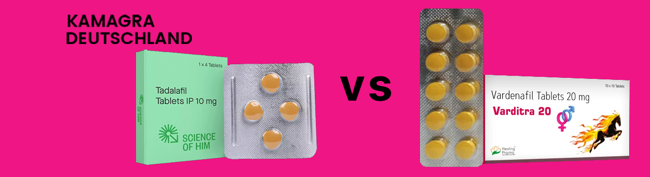 Tadalafil vs. Vardenafil (Wirksamkeit & Preis)